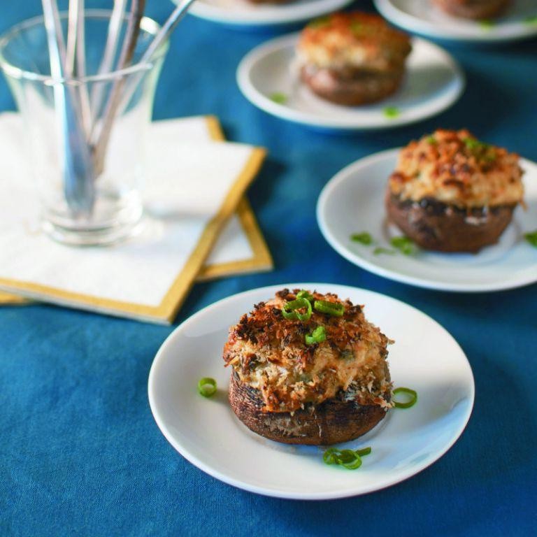 Mushroom and Swiss Stuffed Catfish