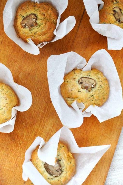 Mushroom and Thyme Muffins