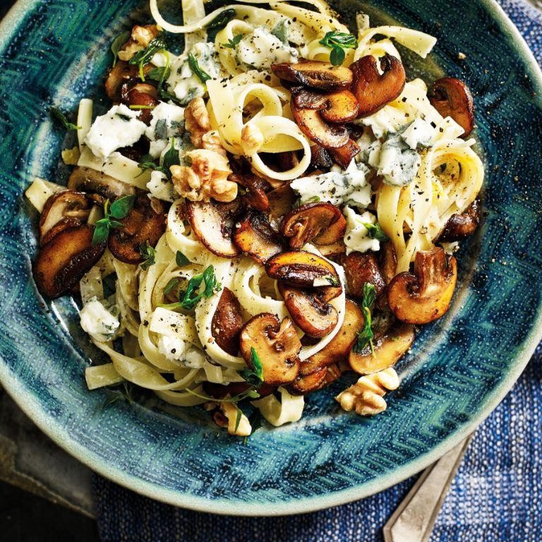 Mushroom and Thyme Pasta