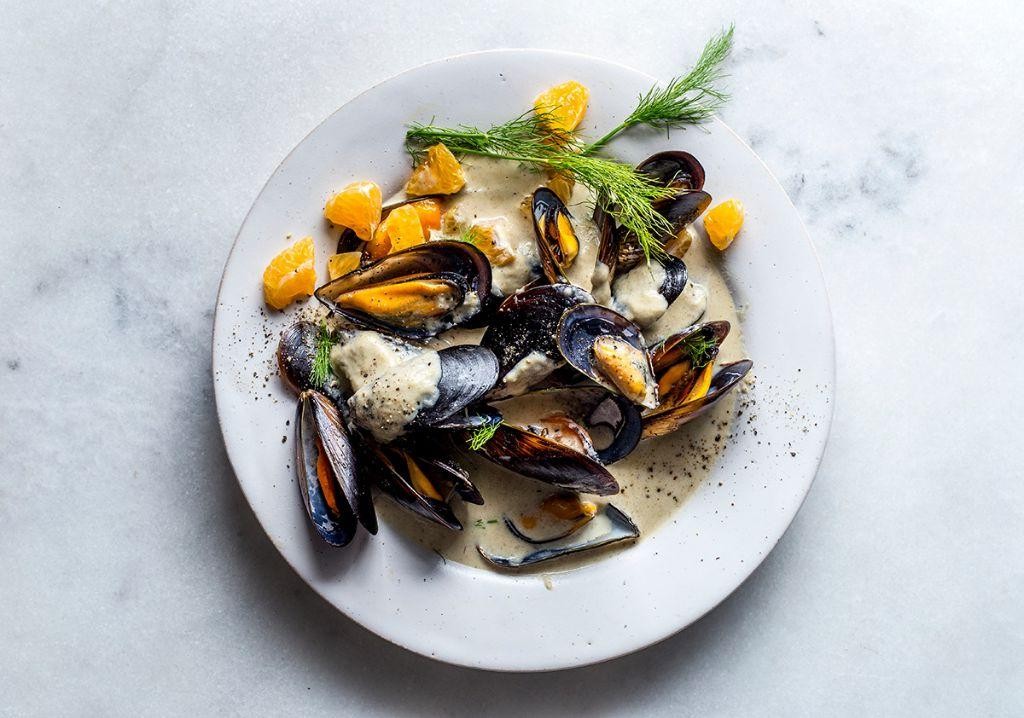 Mussels with Fennel and Orange