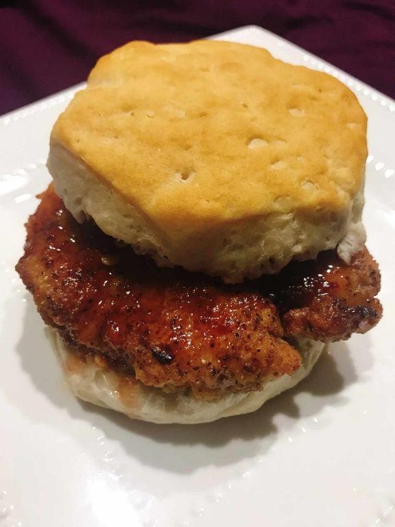 Nashville Hot Chicken Biscuits