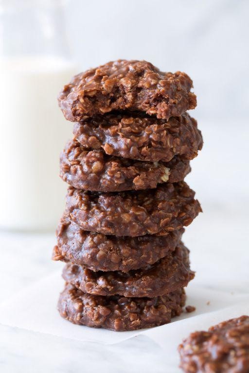 No-Bake Chocolate Oatmeal Cookies