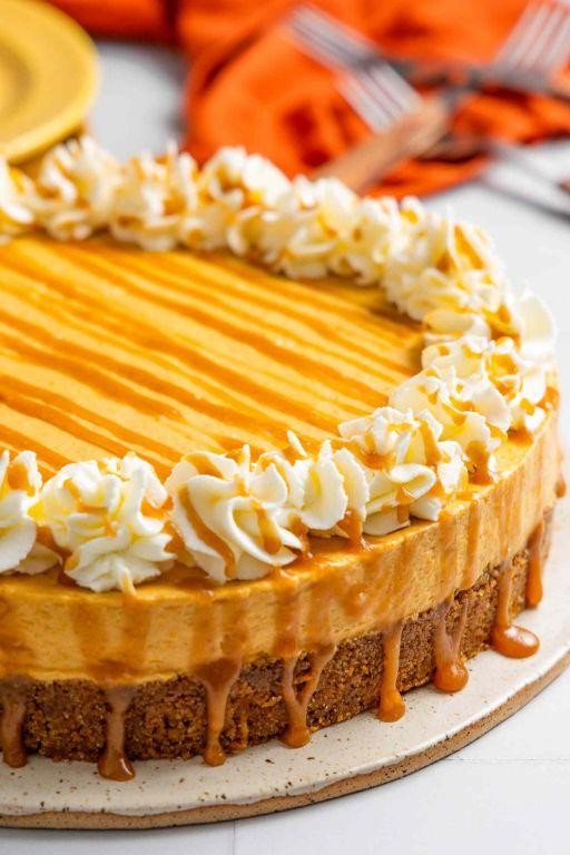 No-Bake Pumpkin Cheesecake