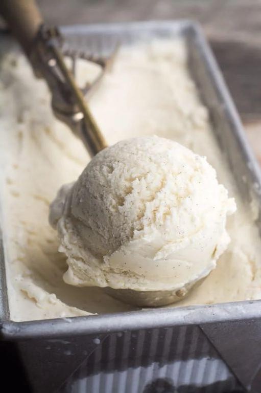 No-Churn Vanilla Bean Ice Cream