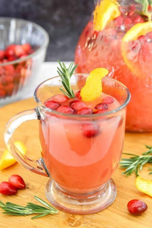 Non-Alcoholic Poinsettia Punch
