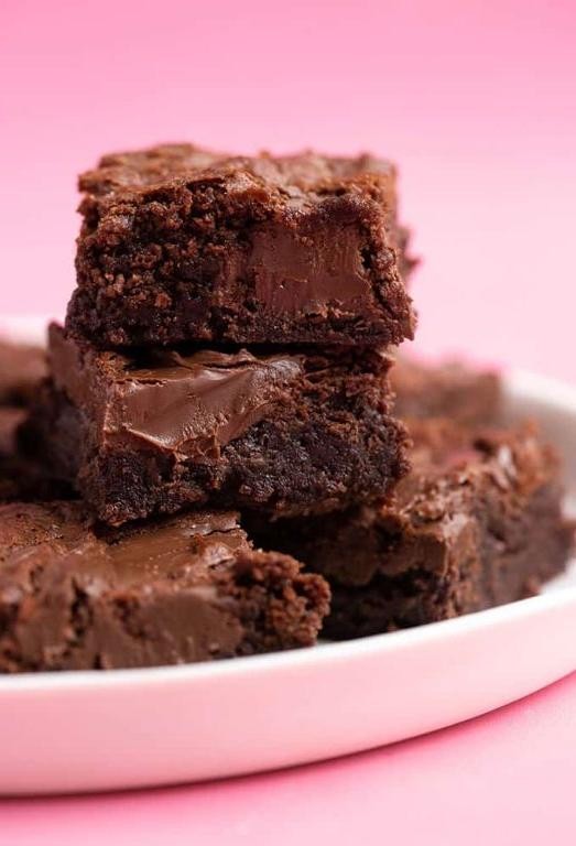 Nutella Swirl Christmas Brownies