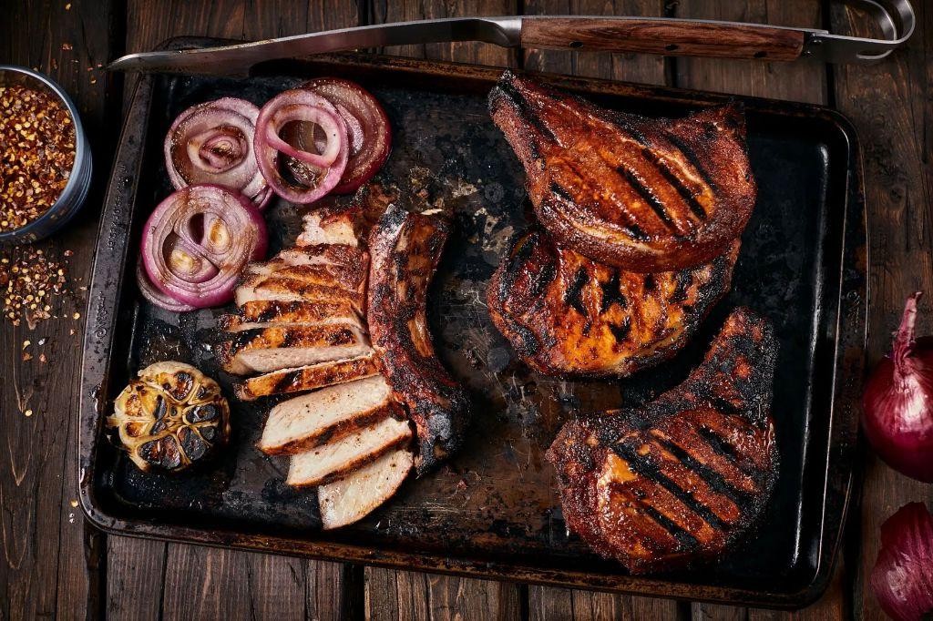 Oklahoma Joe Pork Chops