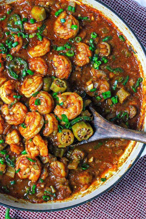 Okra and Shrimp Creole