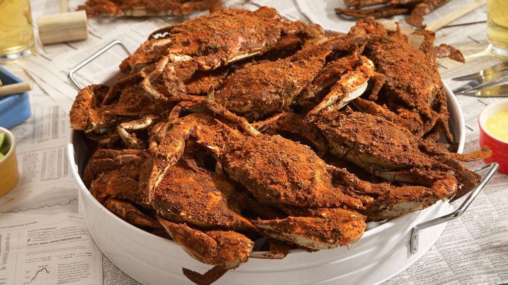 Old Bay Steamed Crabs