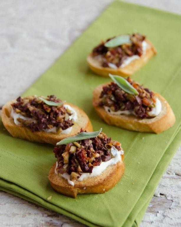 Olive Tapenade Ricotta Toast