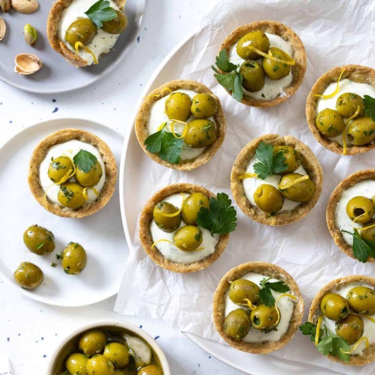 Olive and Goat Cheese Tart