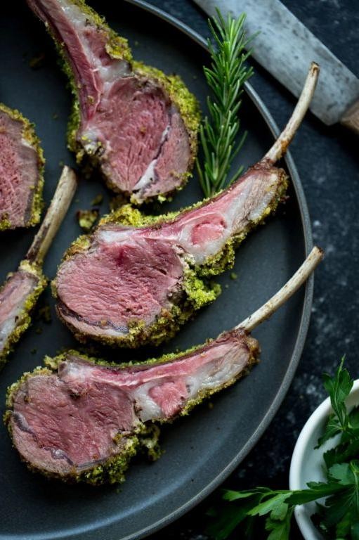 Olive and Herb Crusted Lamb