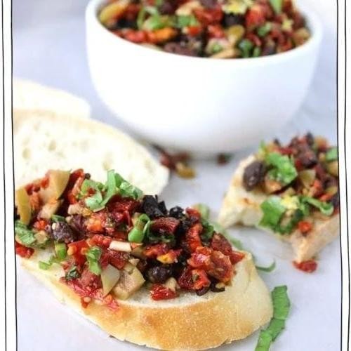 Olive and Sun-Dried Tomato Tapenade