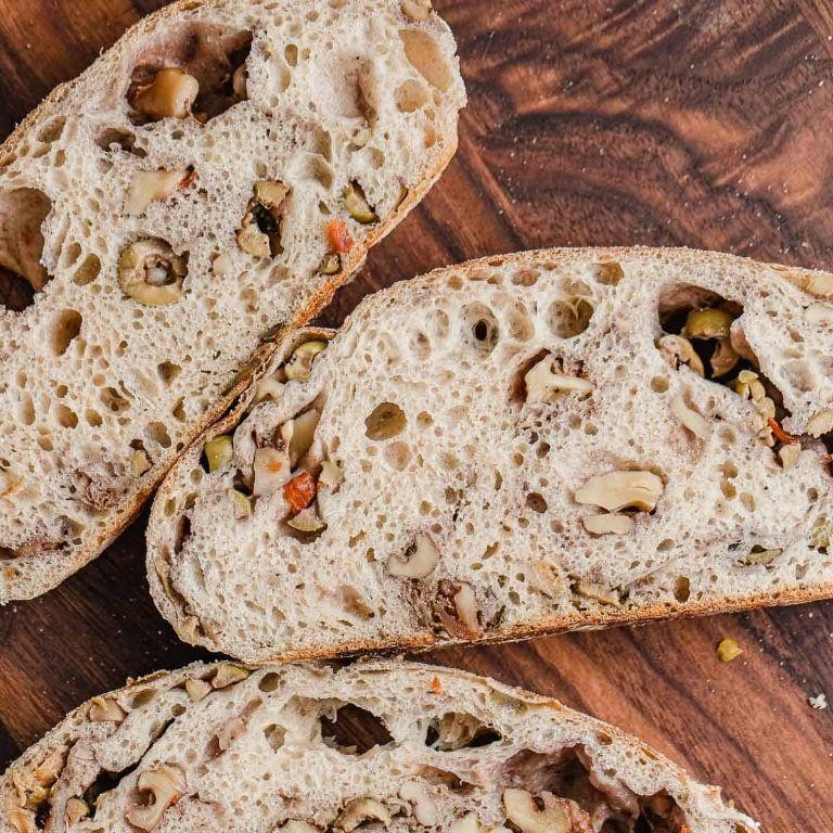 Olive and Walnut Bread