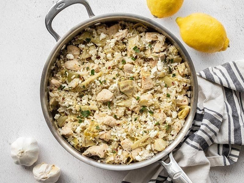 One-Pot Chicken and Artichoke Rice