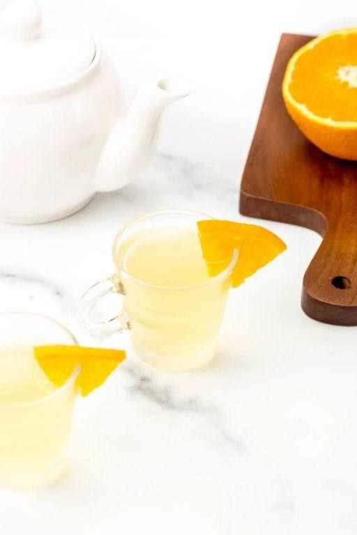 Orange Blossom Green Tea Shot