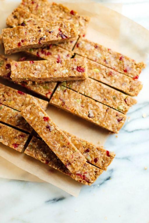 Orange Cranberry Granola Bars