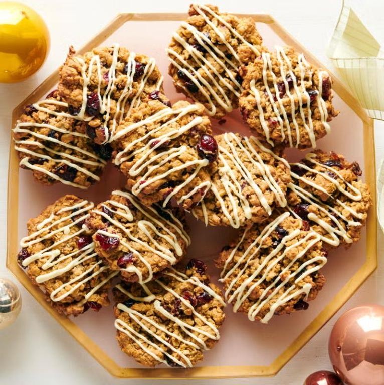 Orange Cranberry Oatmeal Cookies