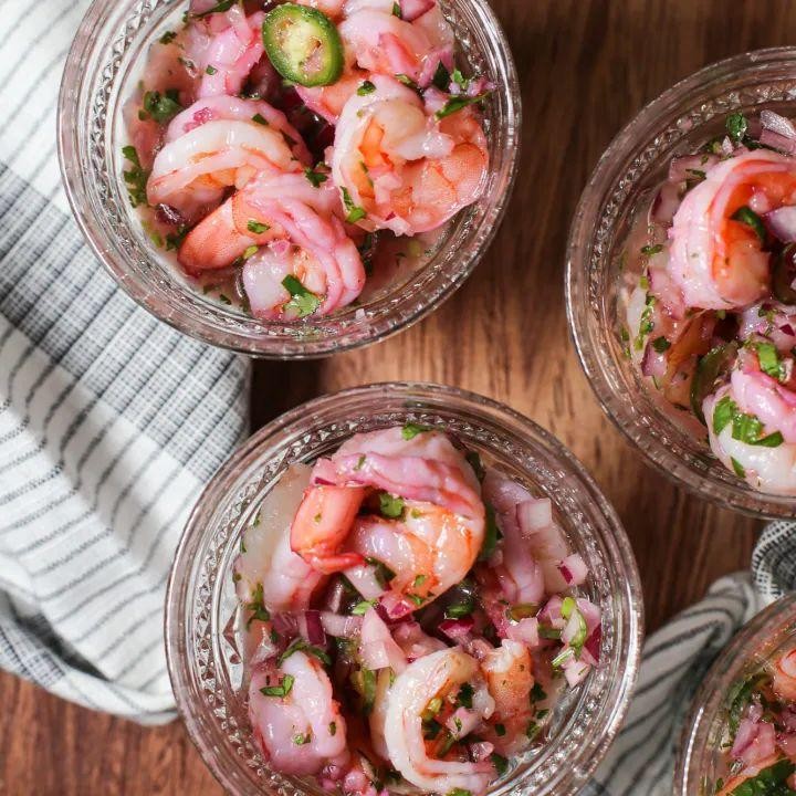Orange Ginger Shrimp Ceviche
