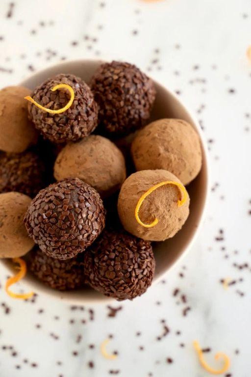 Orange Zest Chocolate Balls