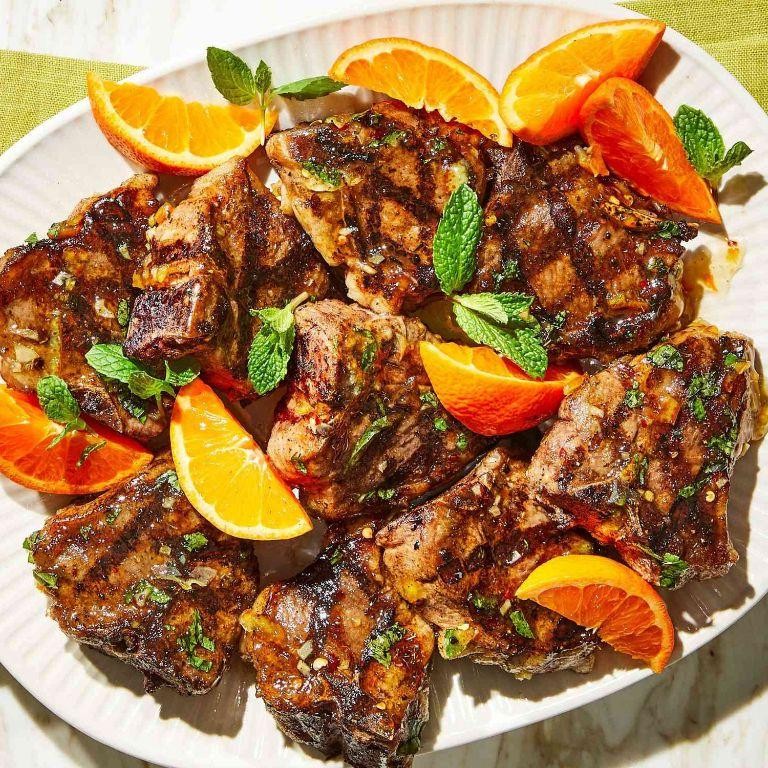 Orange and Cumin Grilled Lamb Chops