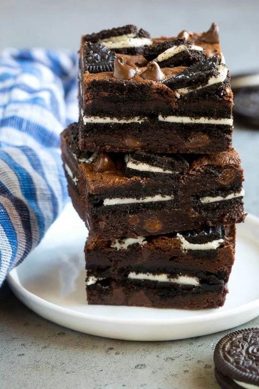 Oreo Cookie Brownies