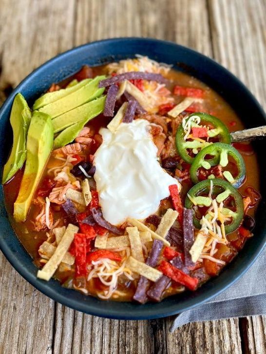 Outbacks Chicken Tortilla Soup with Chipotle