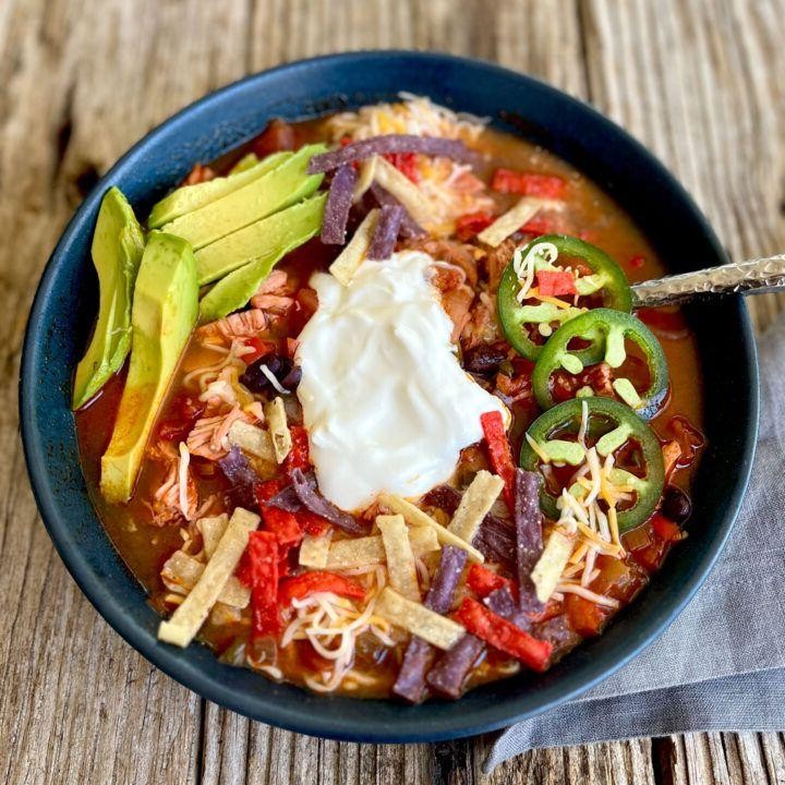 Outbacks Chicken Tortilla Soup with Corn