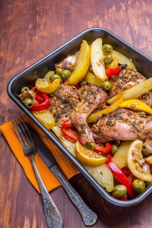 Oven Roasted Rabbit with Lemon and Herbs