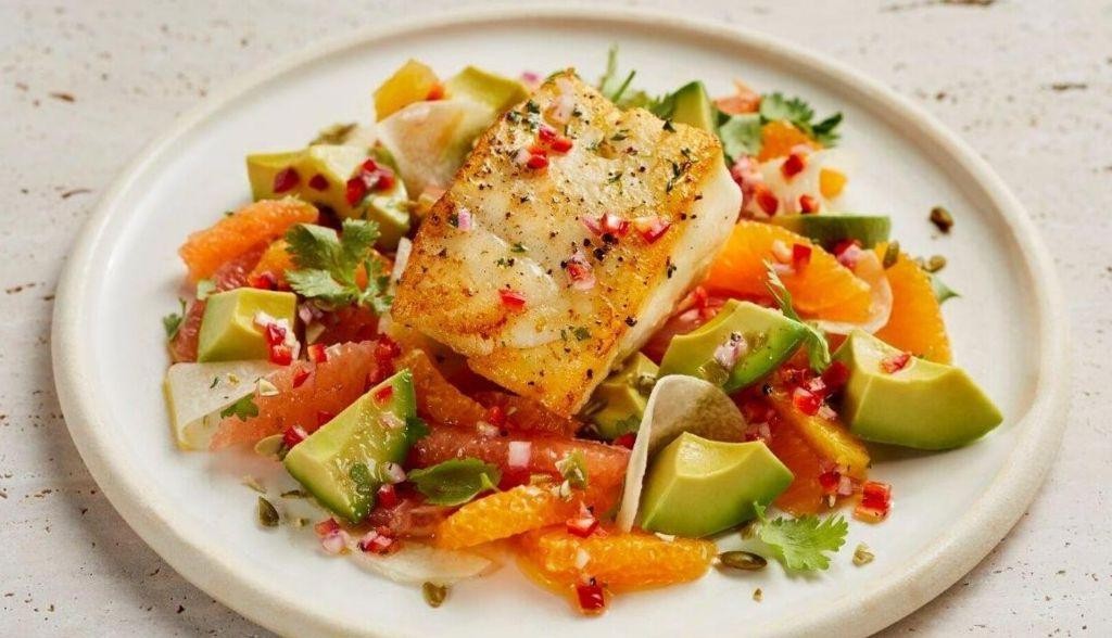 Pacific Cod Salad with Citrus Vinaigrette