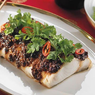 Pacific Cod with Black Bean Sauce