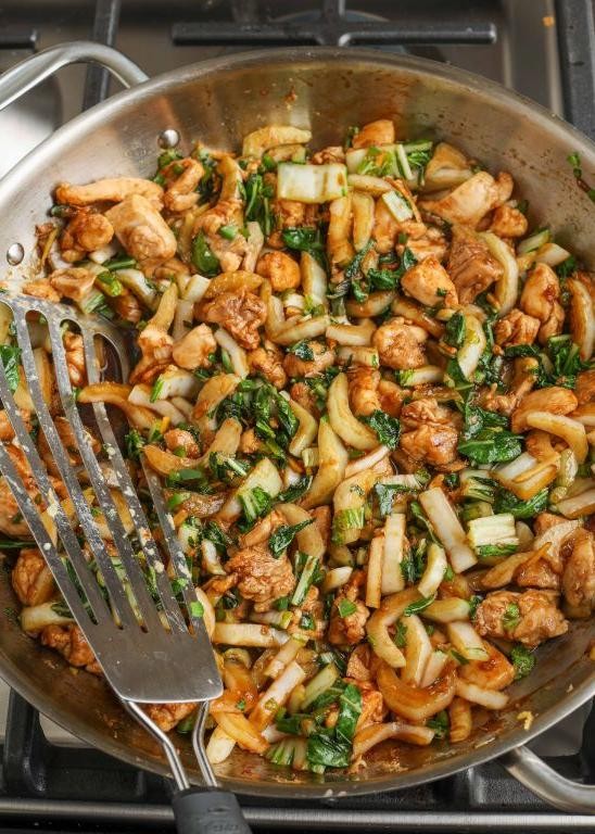 Pake and Chicken Stir Fry
