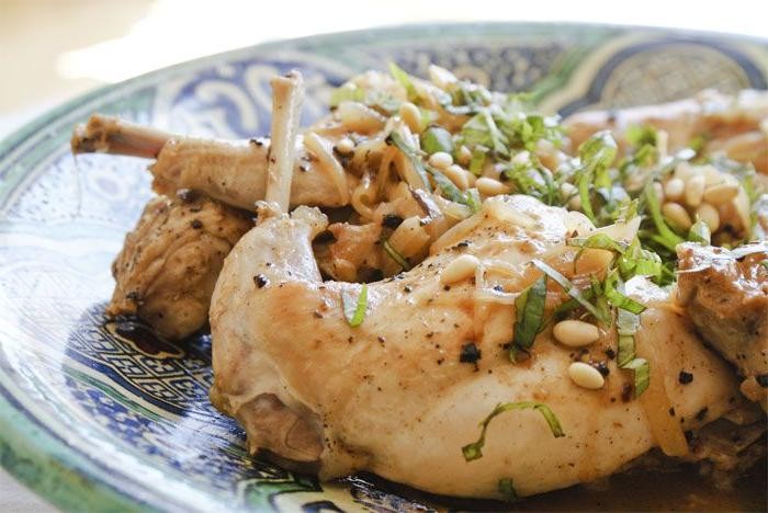 Pan-Seared Rabbit with Sage Butter
