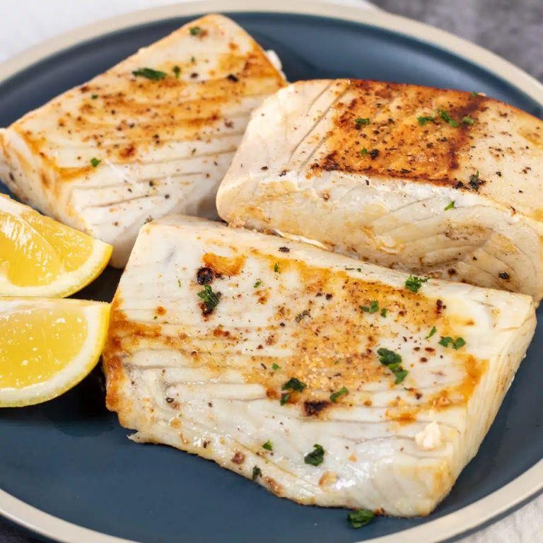Pan-Seared Wahoo with Garlic Herb Butter
