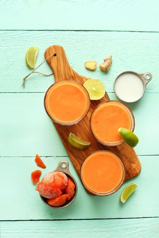 Papaya Coconut Smoothie