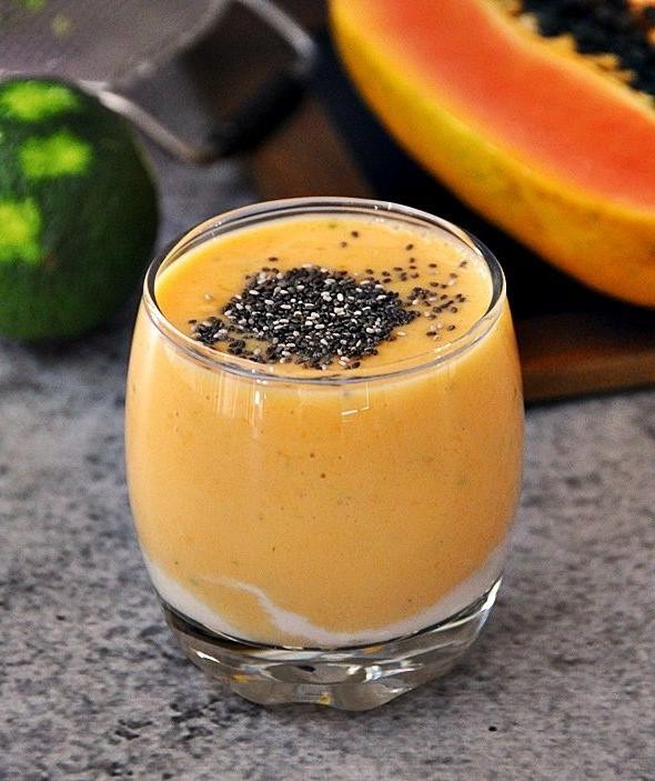 Papaya Lime Smoothie