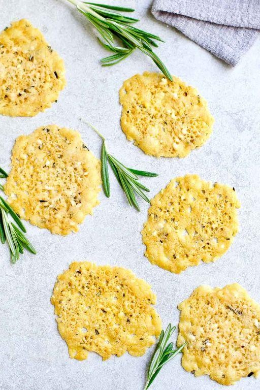 Parmesan Crisps with Rosemary
