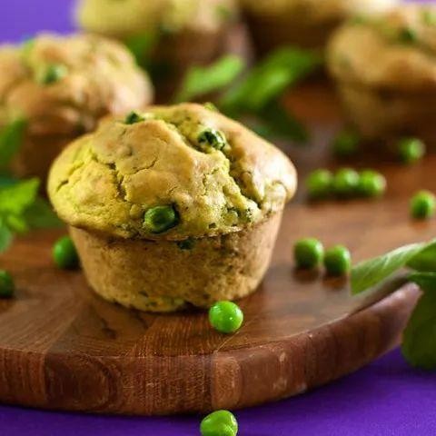 Pea and Mint Muffins