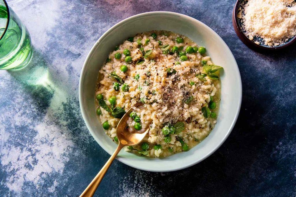Pea and Mint Risotto