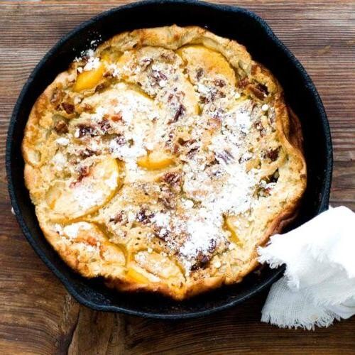 Peach Cobbler German Pancake