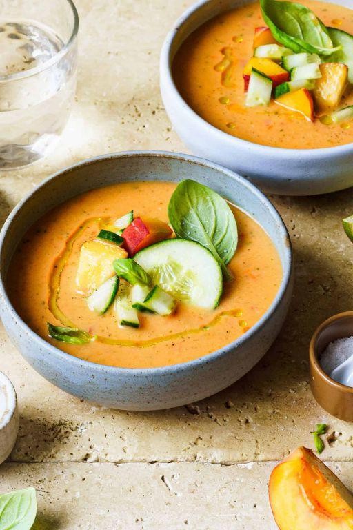 Peach Gazpacho