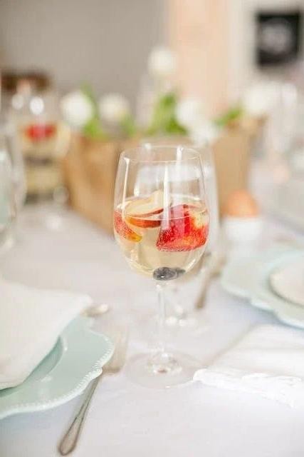 Peach Perfection Champagne Punch