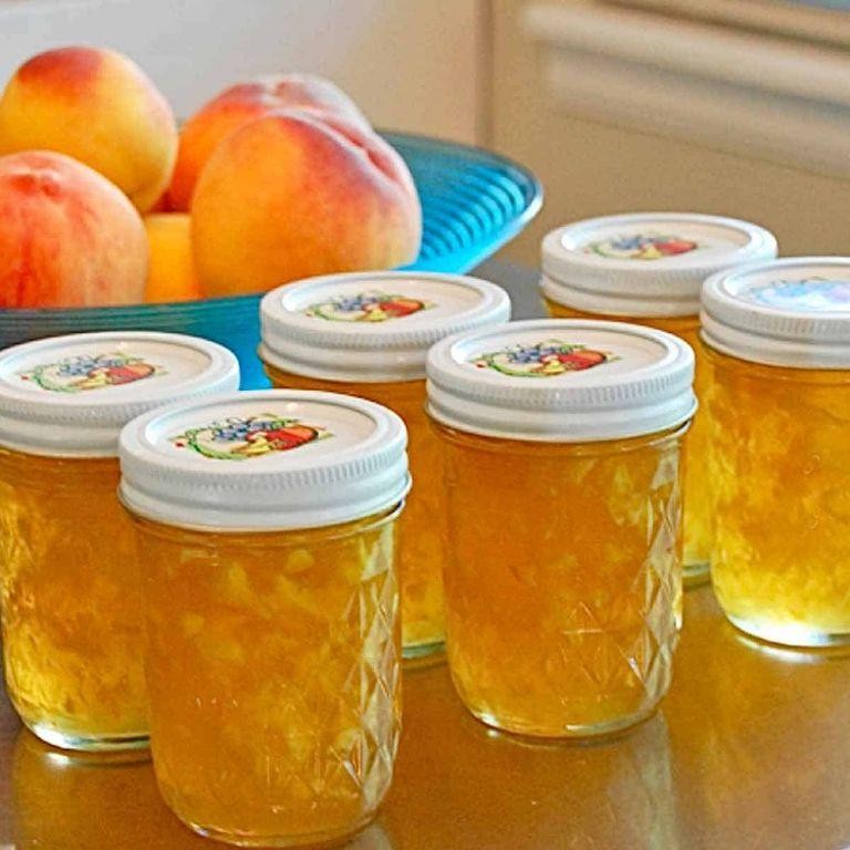 Peach Sure Jell Preserves