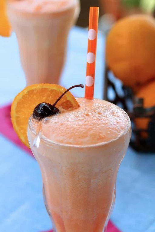 Peach Vodka Creamsicle