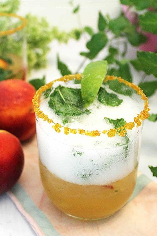 Peach Vodka Julep