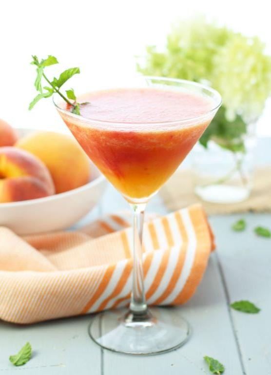 Peach Vodka Martini