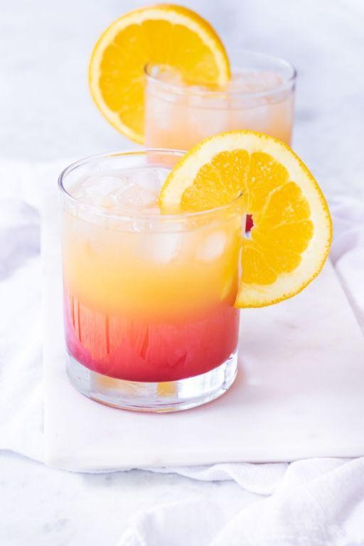 Peach Vodka Sunrise