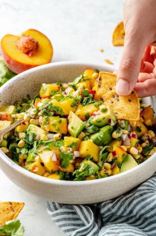 Peach and Avocado Salsa