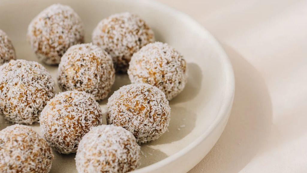 Peach and Coconut Energy Balls