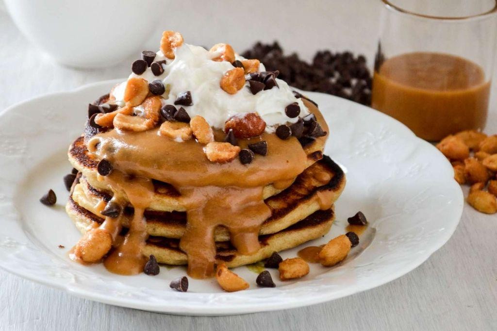 Peanut Butter Buttermilk Pancakes